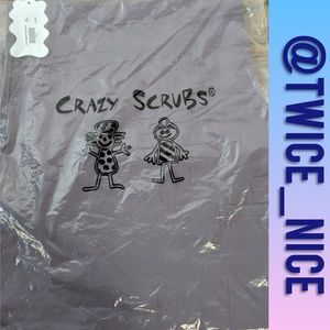 NWT Bundle of 2 - 70% Silk Scrubs by Crazy Scrubs